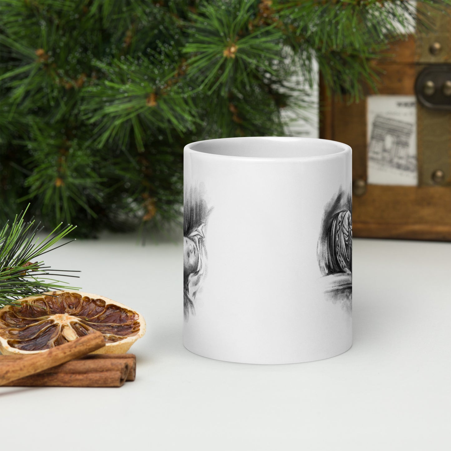 White Glossy Mug | Covered | Summer Collection |