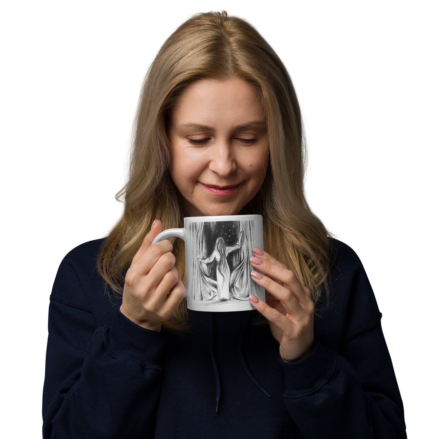 White Glossy Mug | Longing | Winter Collection |