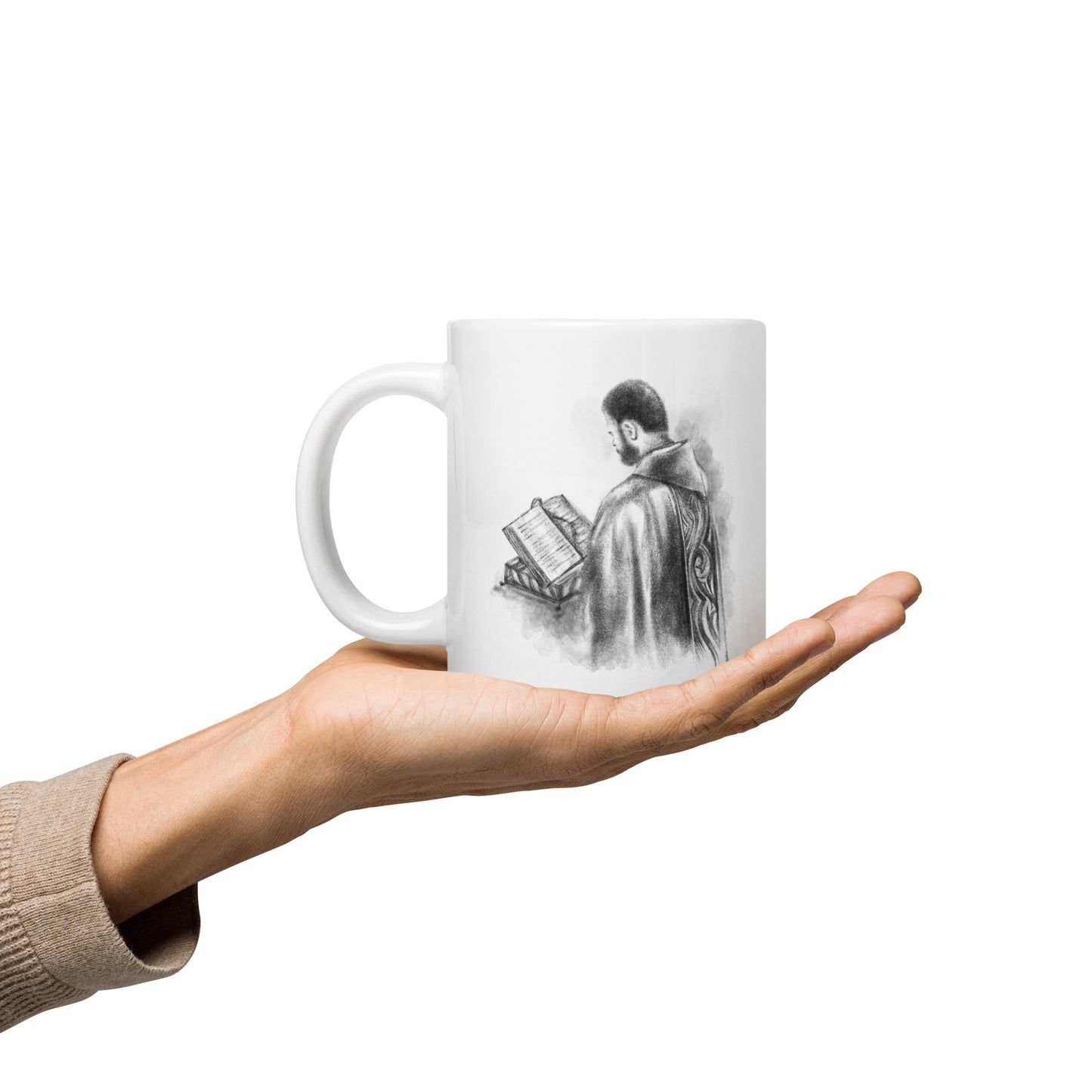 White Glossy Mug | Strength | Summer Collection |