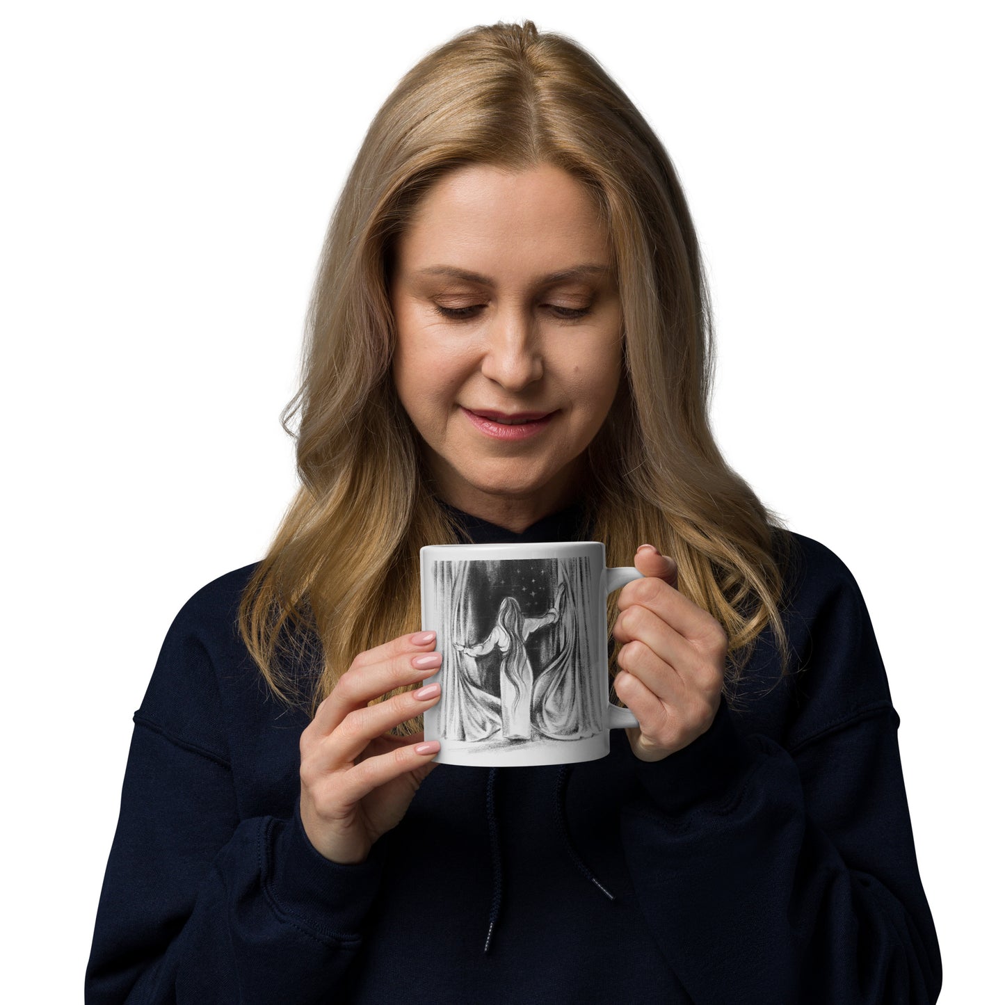 White Glossy Mug | Longing | Winter Collection |