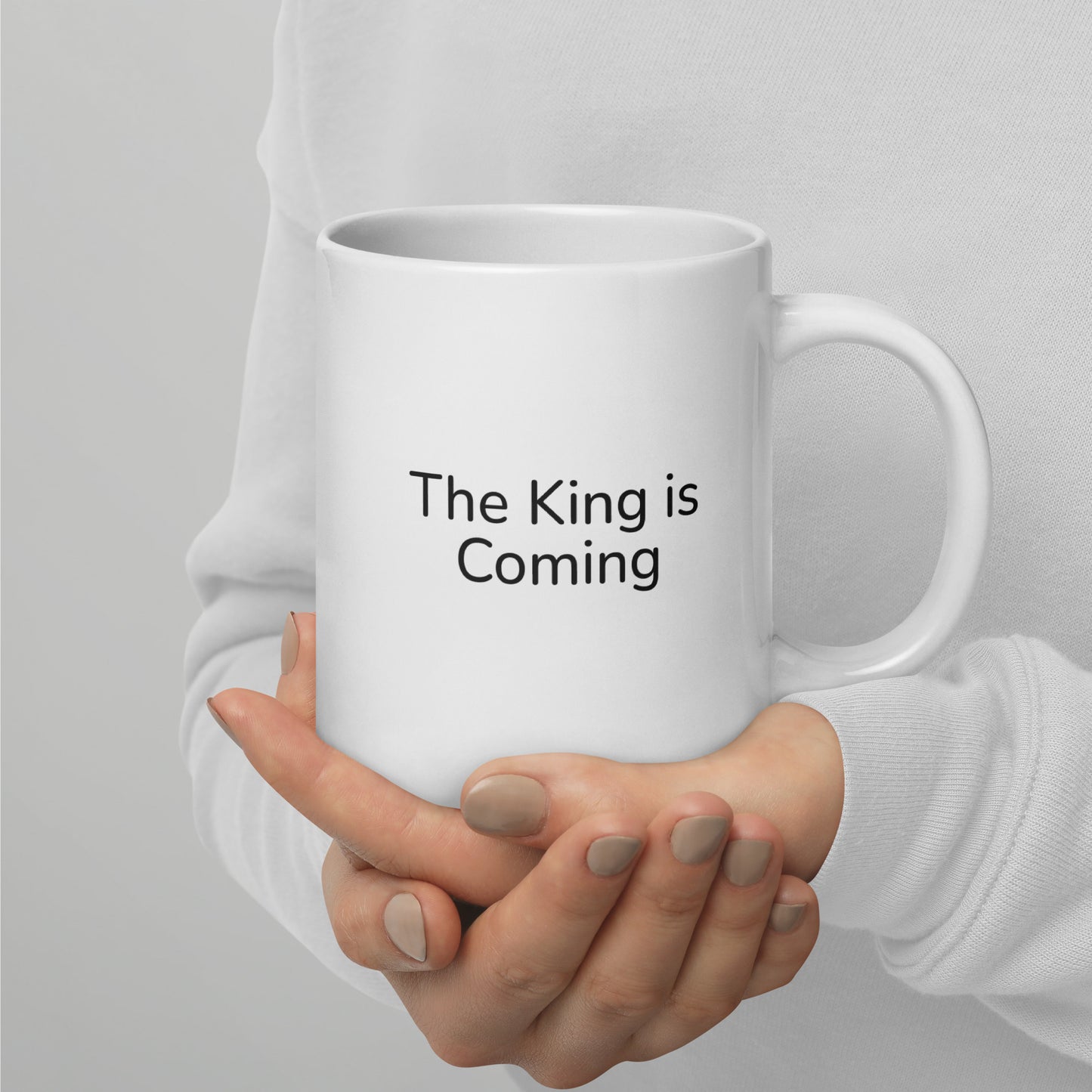 White Glossy Mug | The King | Summer Collection |