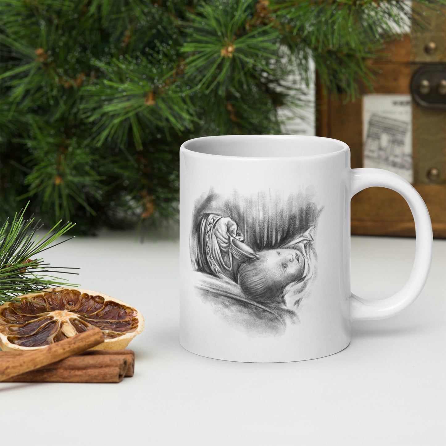 White Glossy Mug | Covered | Summer Collection |