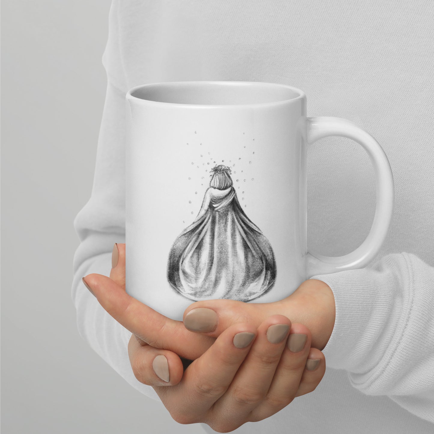 White Glossy Mug | Find a Wife | Spring Collection |