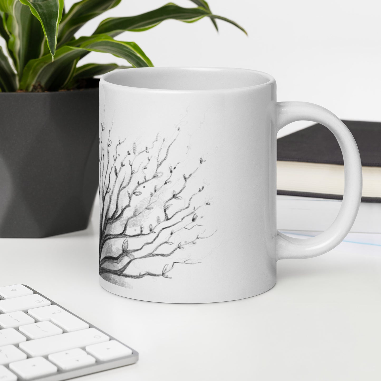 White Glossy Mug | Life | Winter Collection