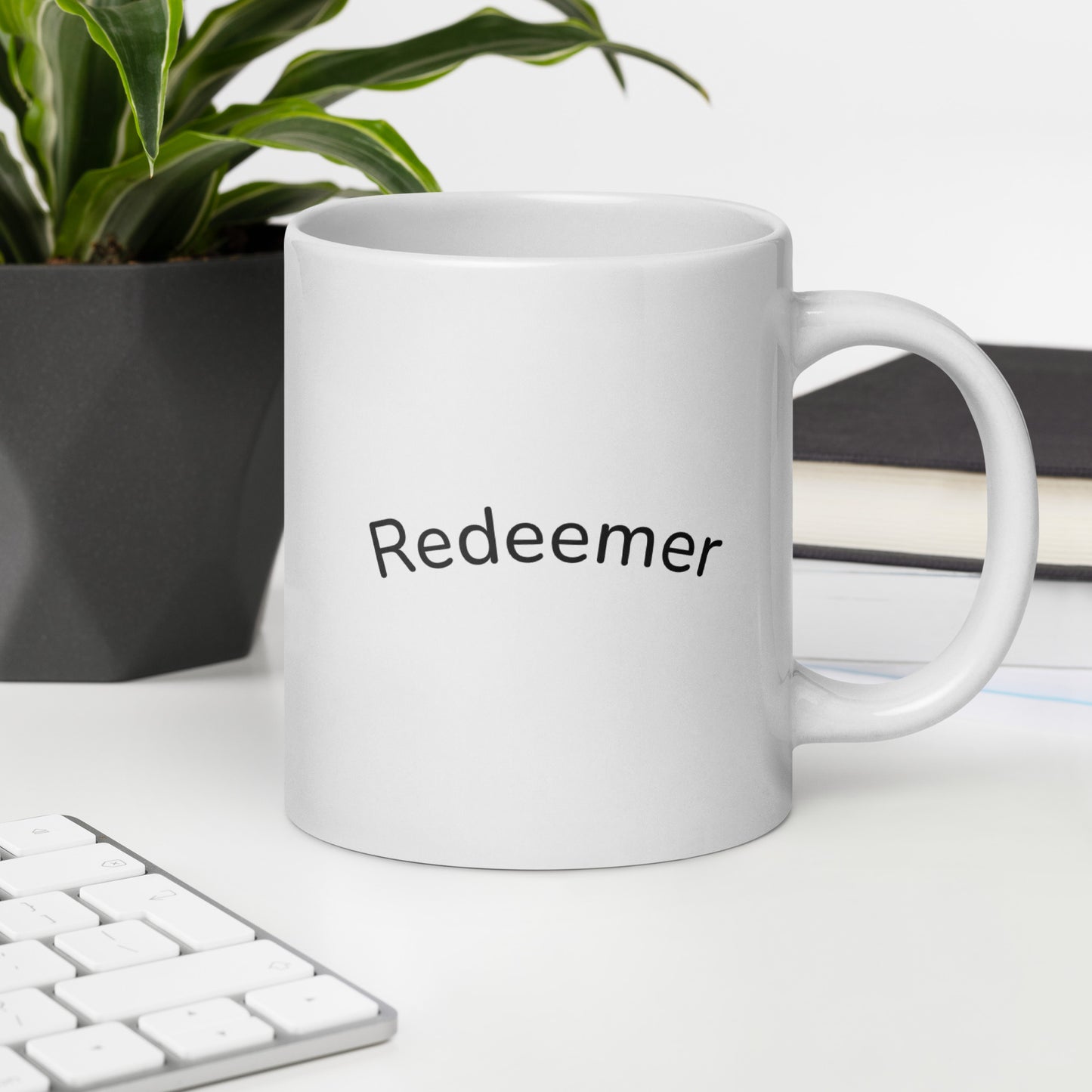 White Glossy Mug | Redeemer | Fall Collection |