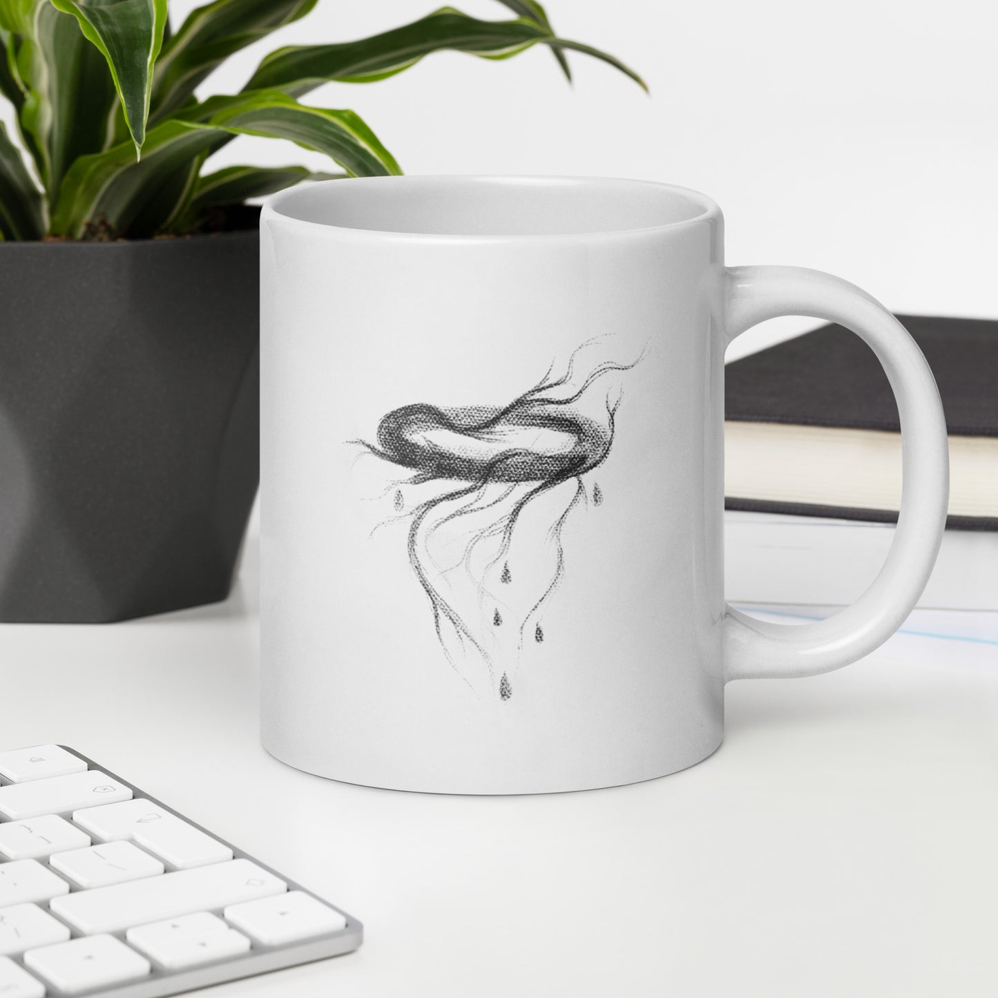White Glossy Mug | Seperated | Winter Collection |