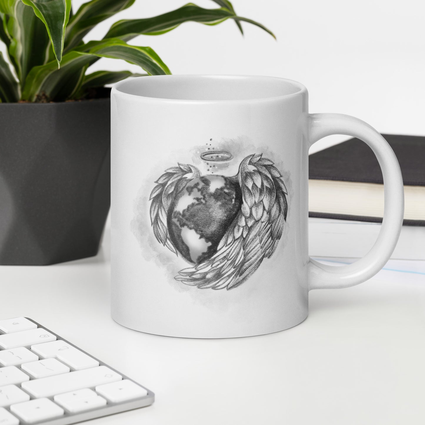 White Glossy Mug | Loyal Love | Summer Collection |