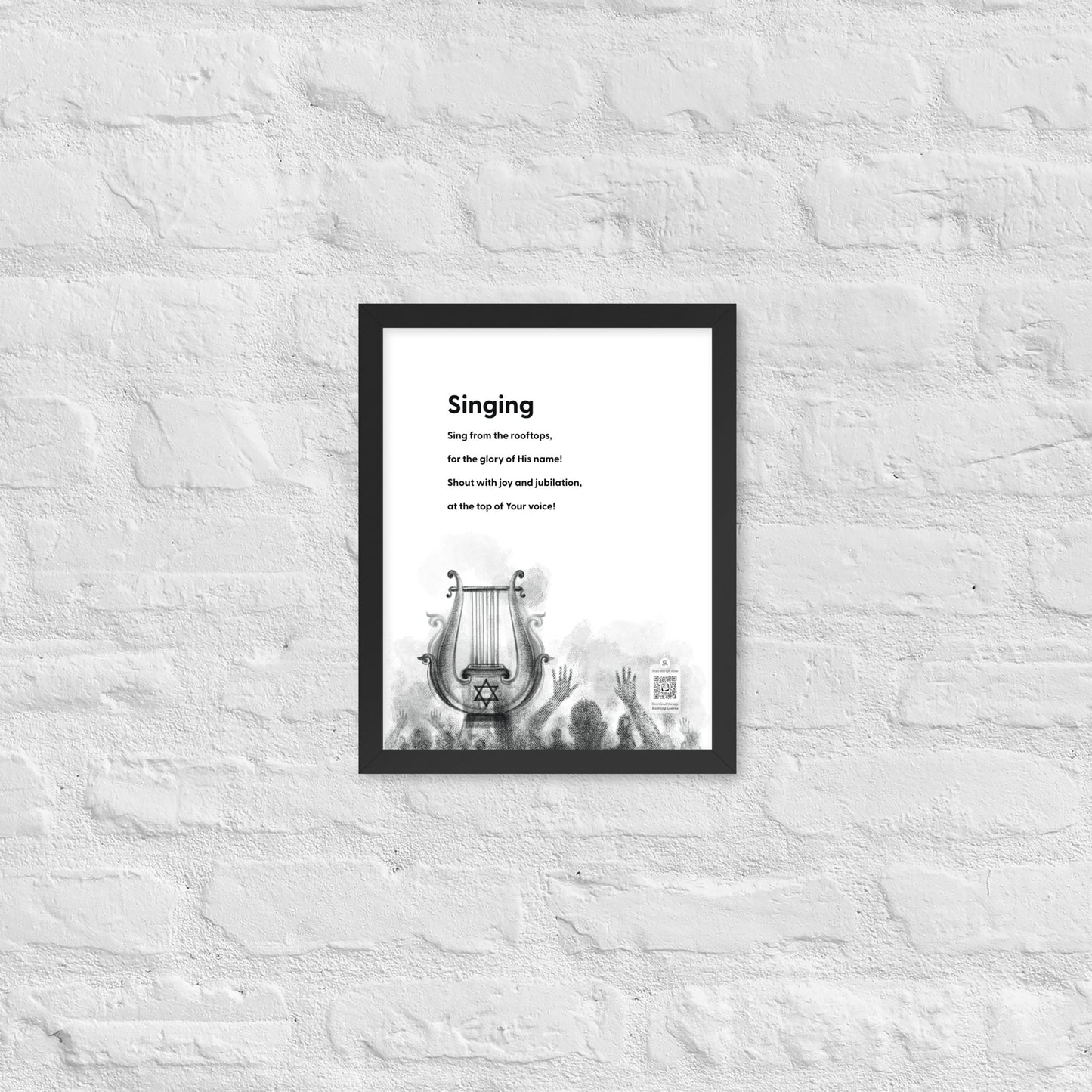 Singing (Rooftops) - Portrait