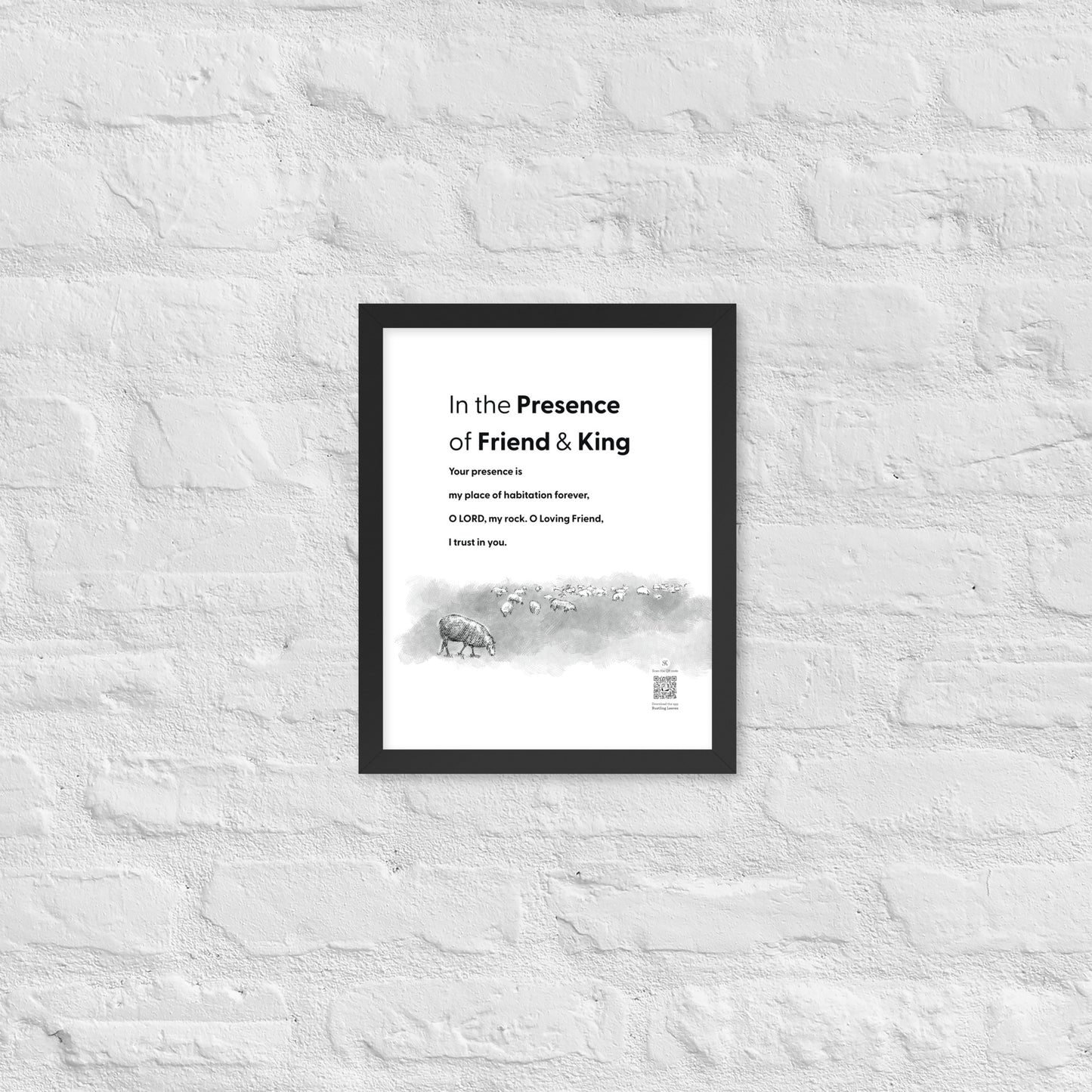 In the Presence of Friend & King (Habitation) - Portrait