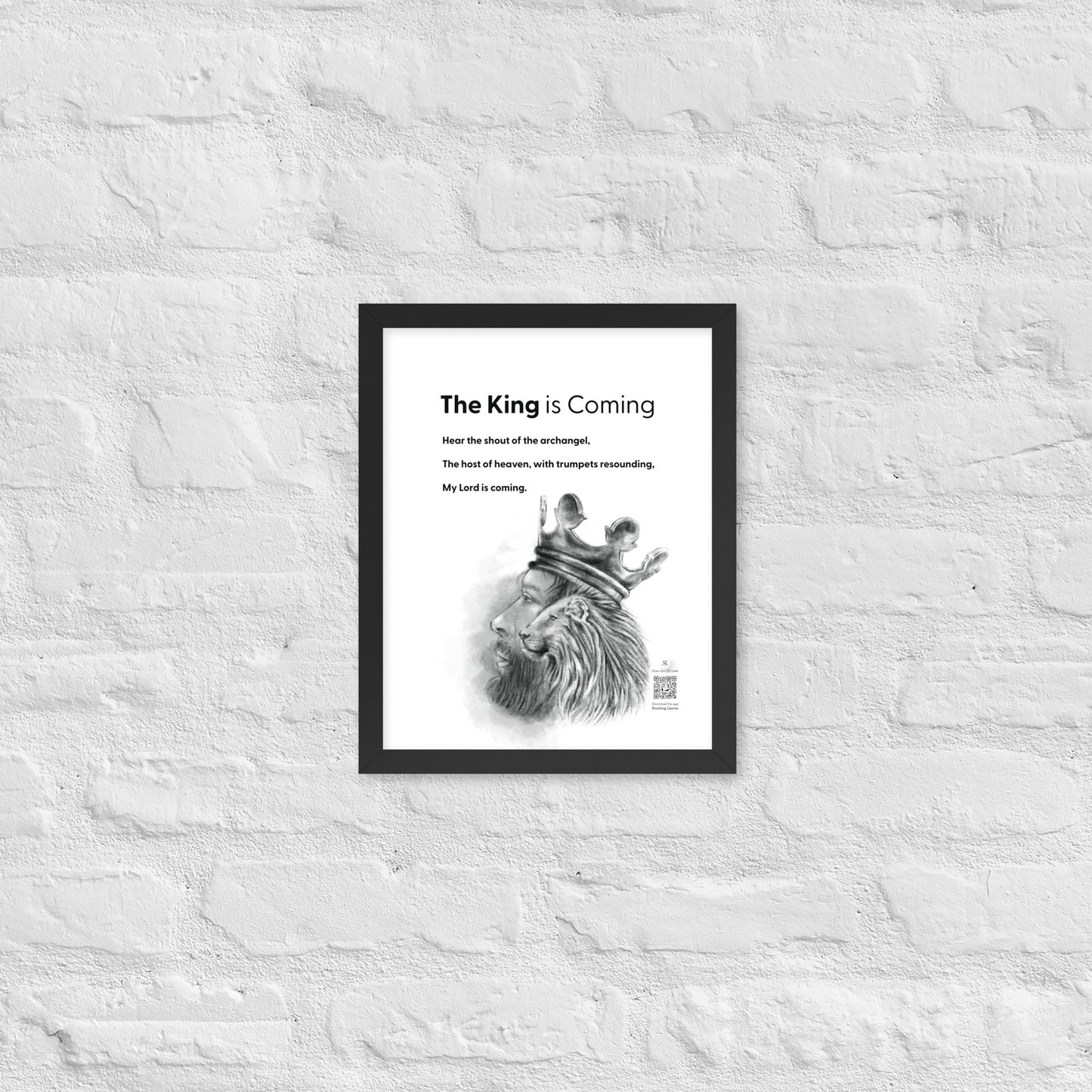 The King is Coming - Portrait