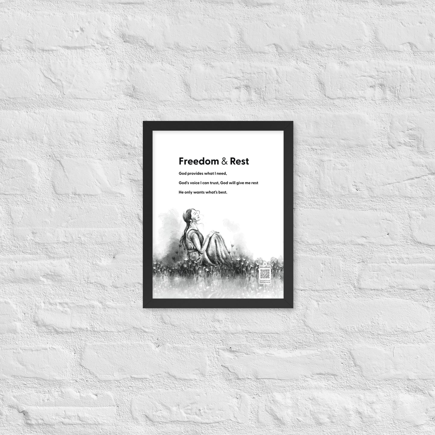 Freedom & Rest (Field) - Portrait