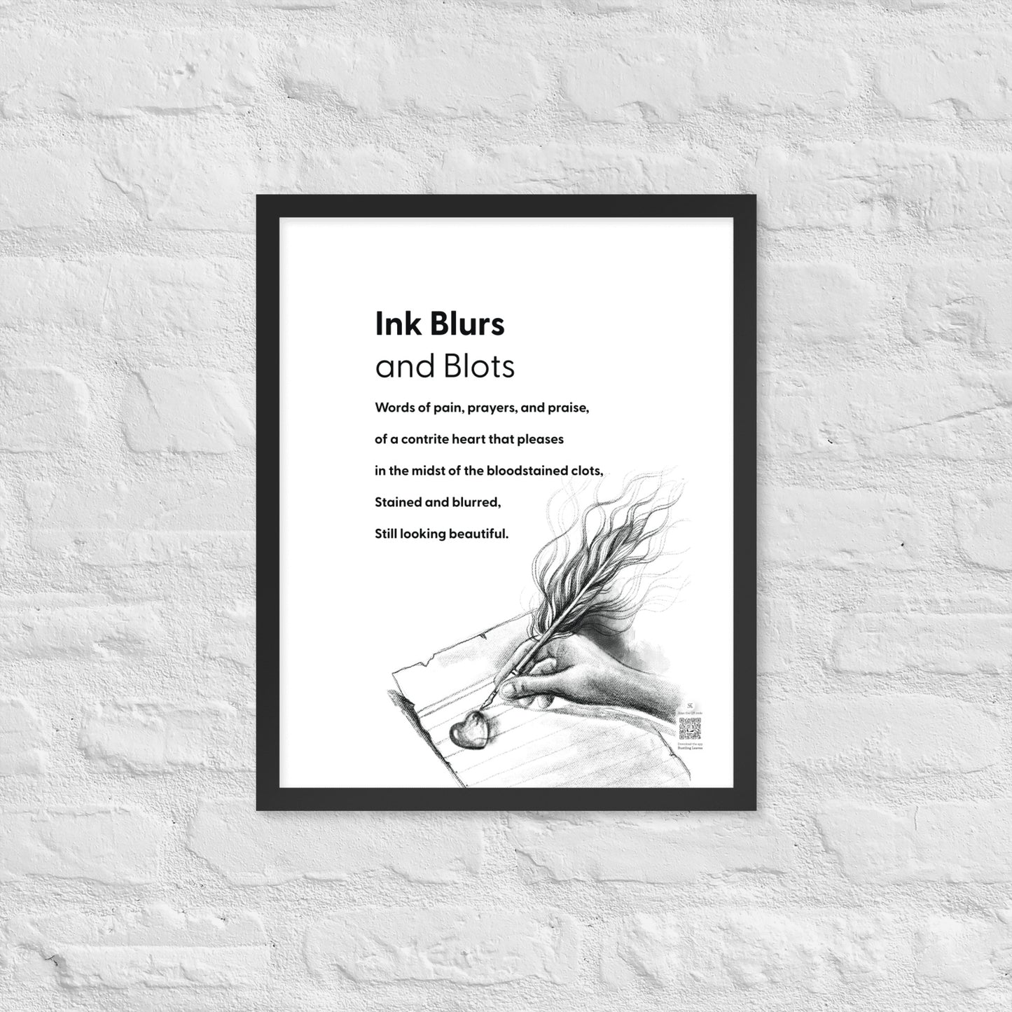 Ink Blurs and Bloats - Portrait