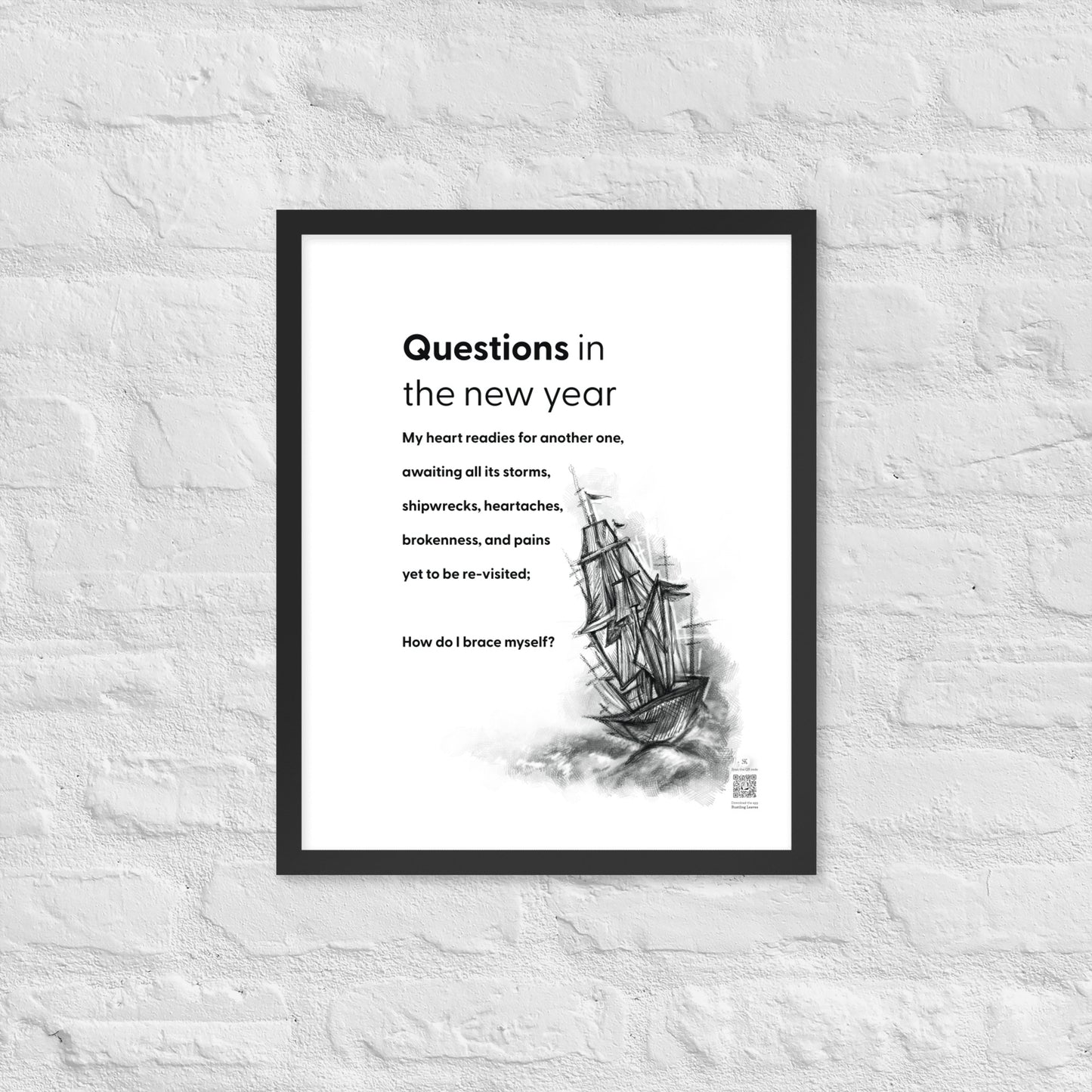 Questions in the New Year - Portrait