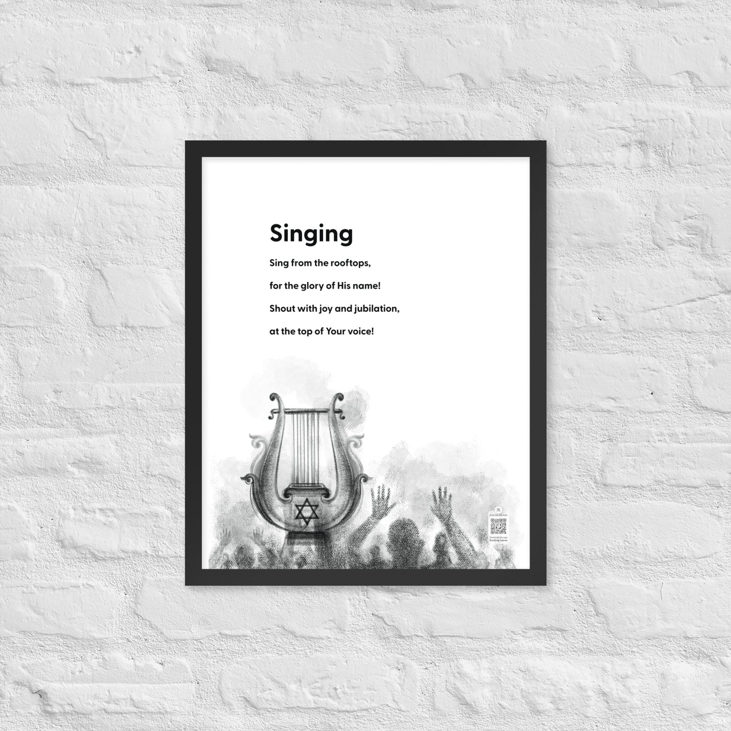 Singing (Rooftops) - Portrait