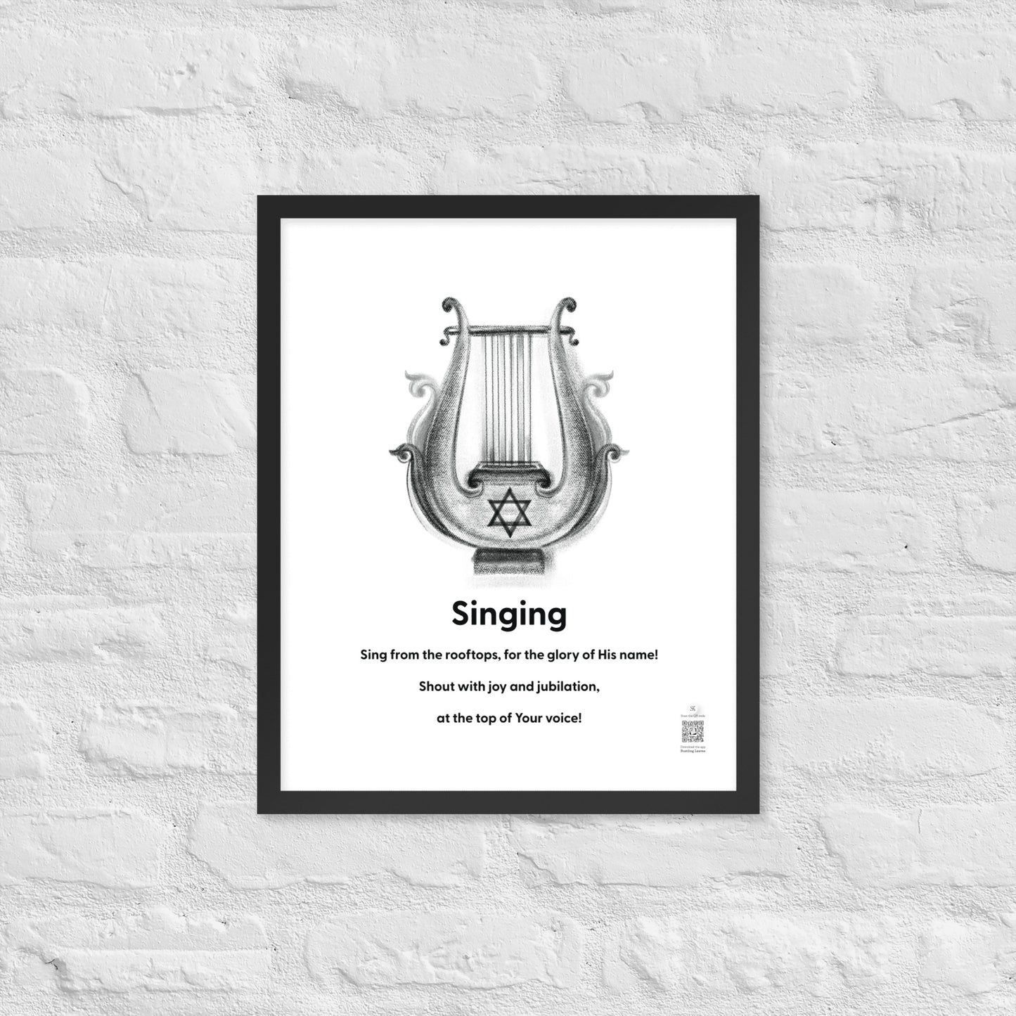Singing (Glory) - Portrait