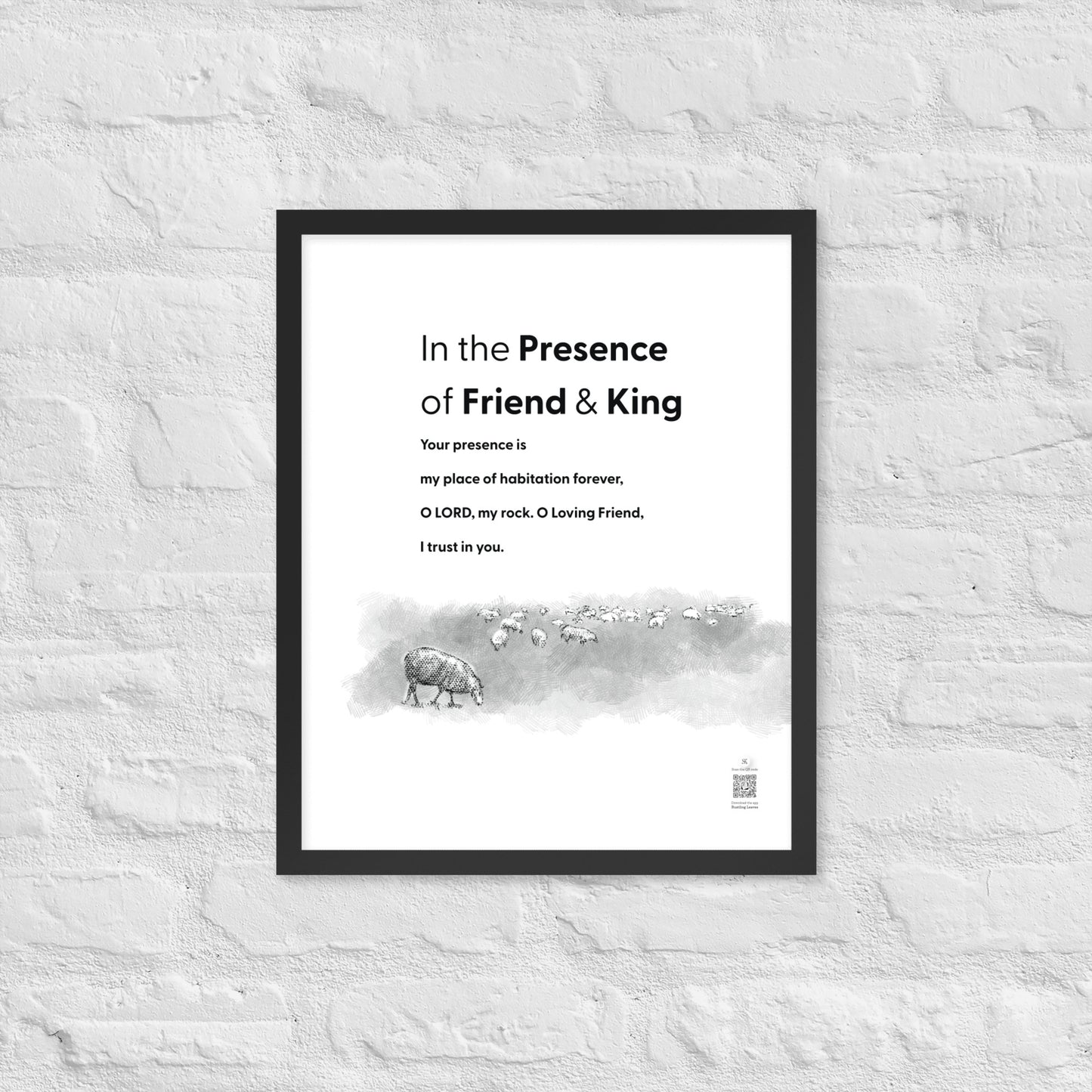 In the Presence of Friend & King (Habitation) - Portrait