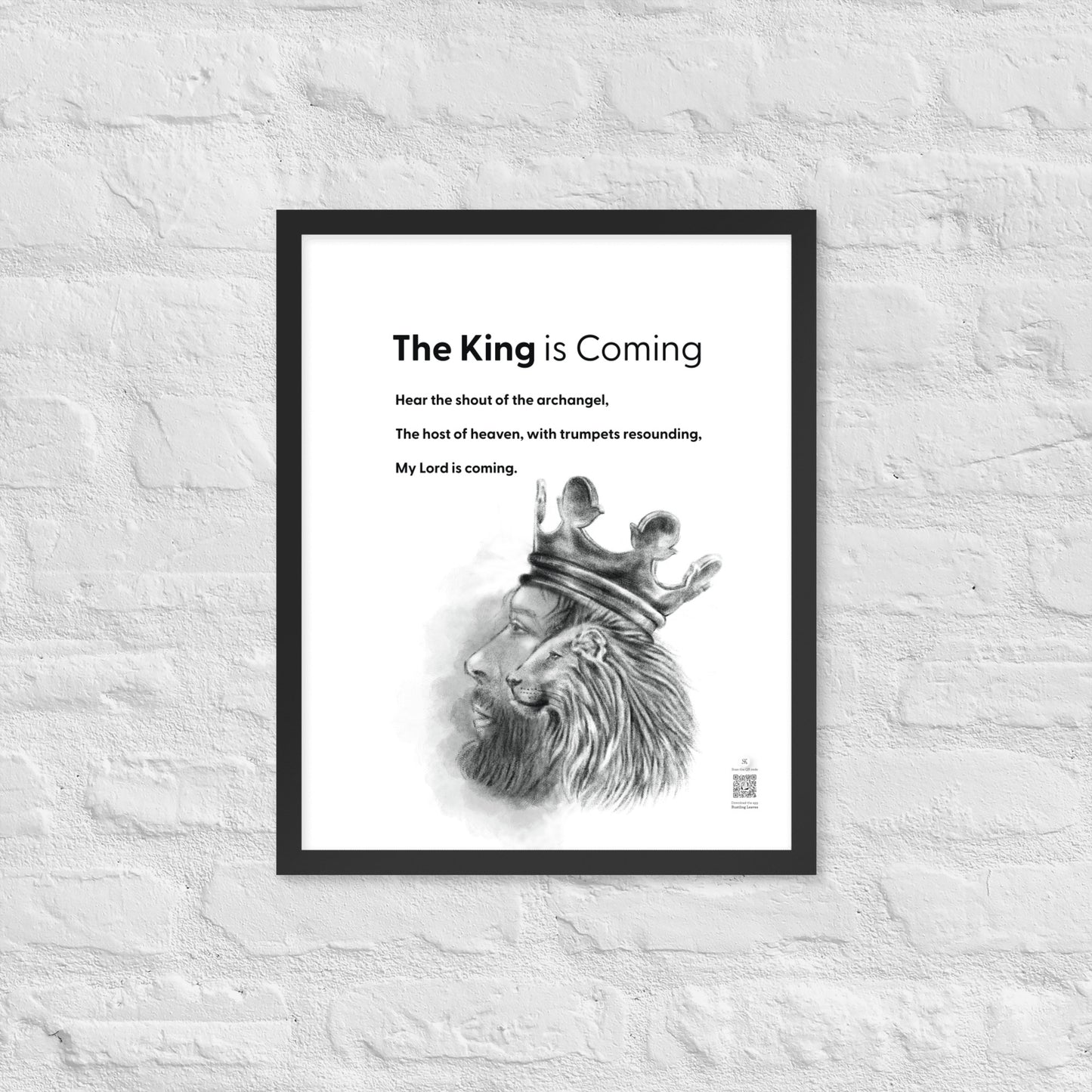 The King is Coming - Portrait