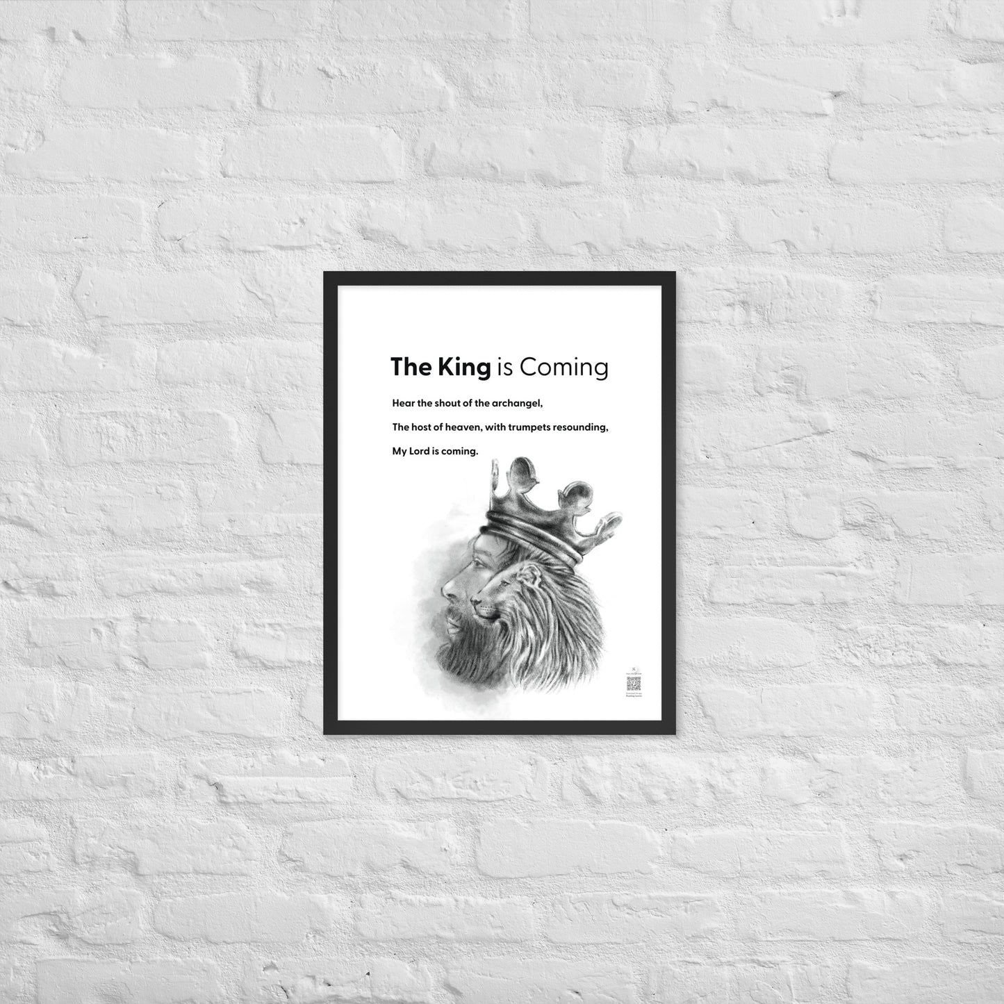 The King is Coming - Portrait