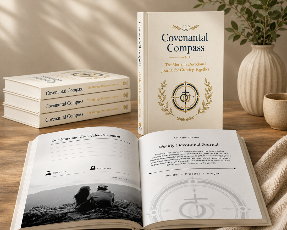 Covenantal Compass | Marriage Journal (Black & White Edition)