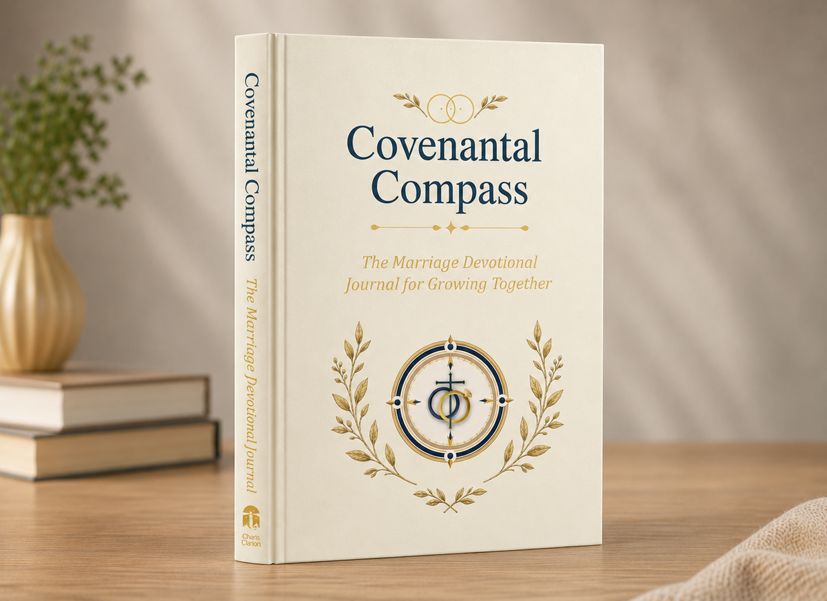 Covenantal Compass | Marriage Journal (Black & White Edition)