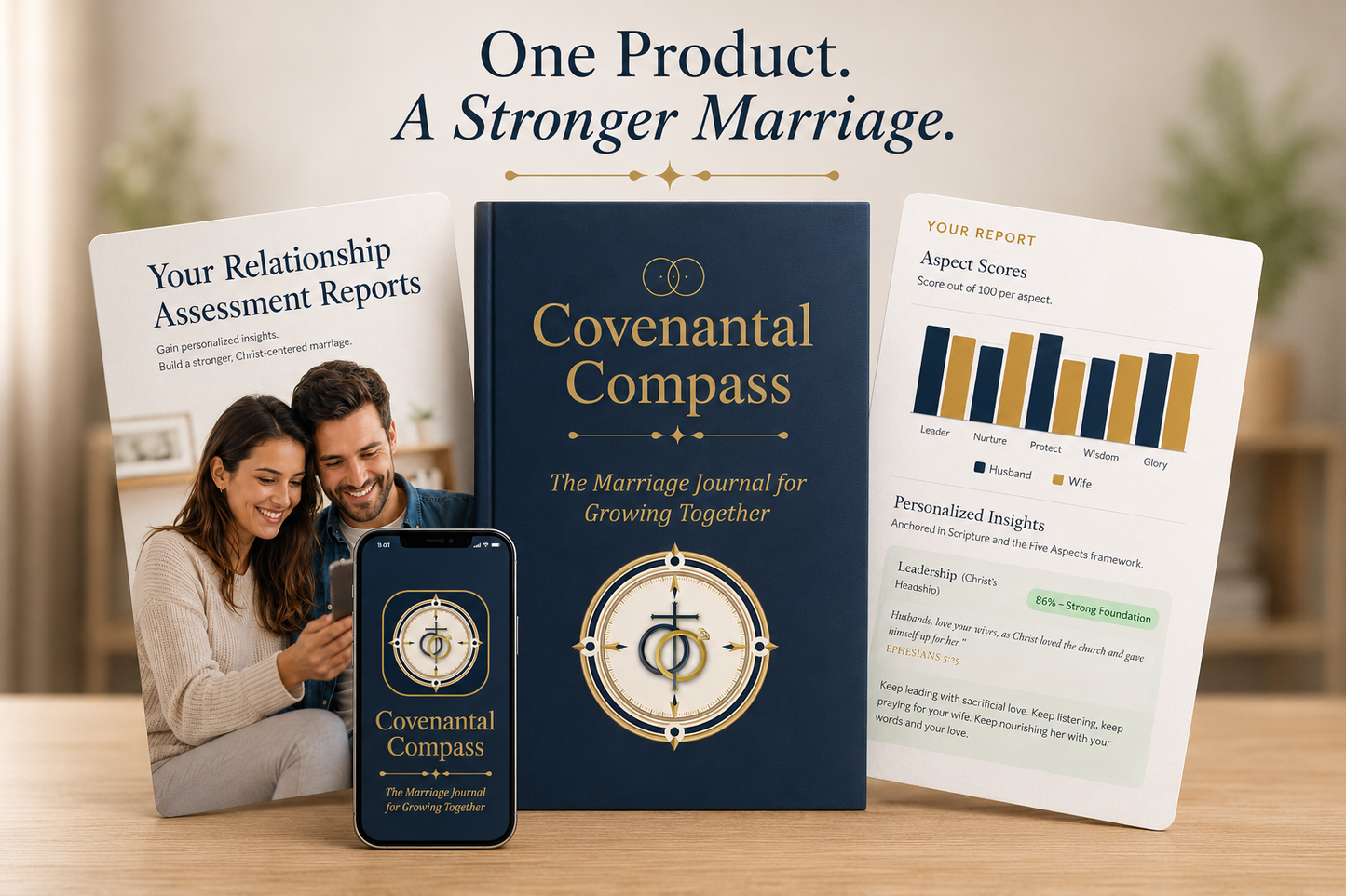 Covenantal Compass Bundle (Devotional Journal + Assessment + iOS and Android App)
