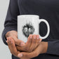 White glossy Mug | Sacred Flame | Fall Collection |