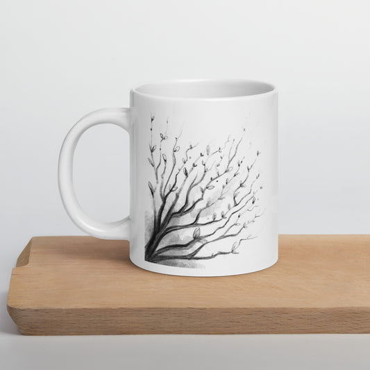 White Glossy Mug | Life | Winter Collection