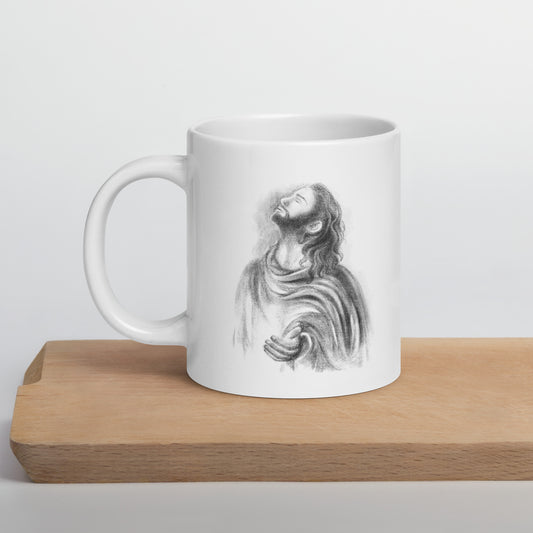White Glossy Mug | Redeemer | Fall Collection |