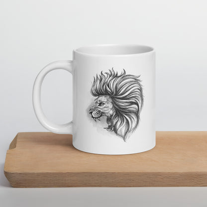 White Glossy Mug | Neither Destroyed Nor Burned | Fall Collection |