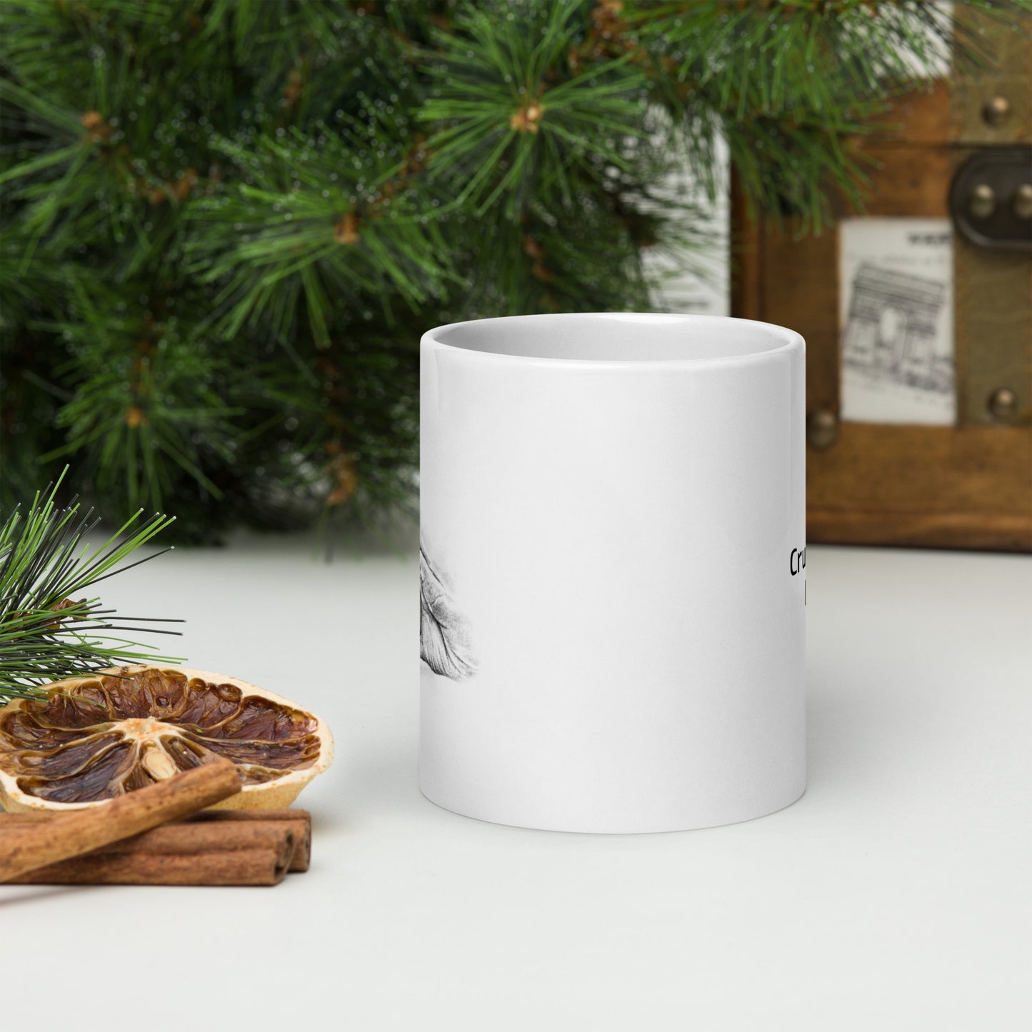 White Glossy Mug I Love |