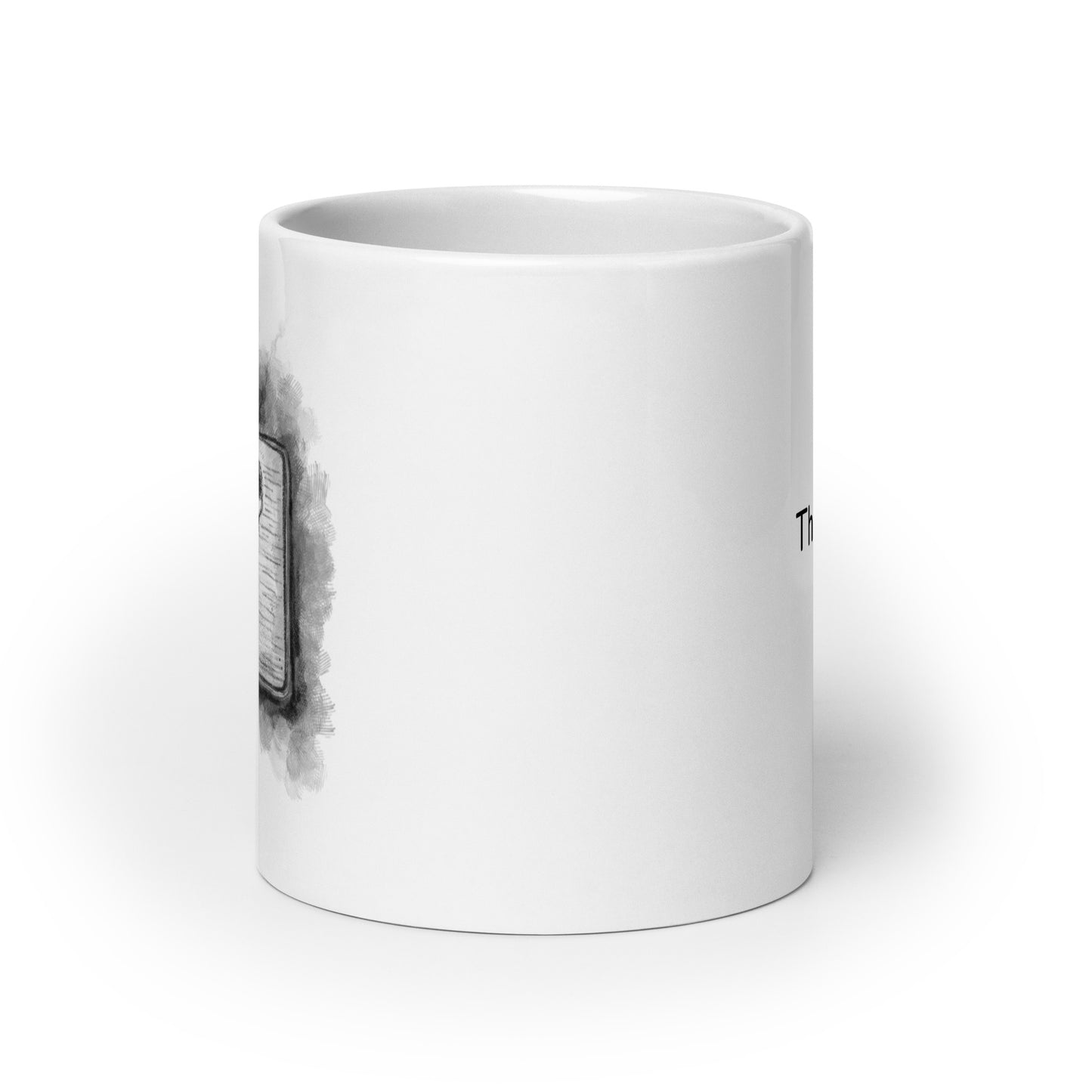 White Glossy Mug | Thank you lord | Fall Collection |