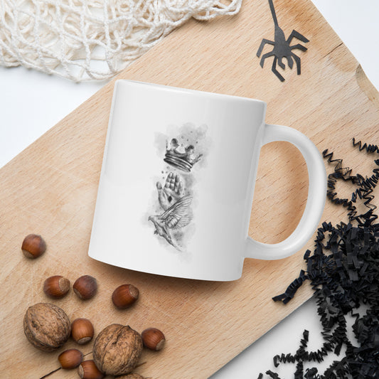 White Glossy Mug | Trinity | Spring Collection |