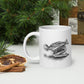White Glossy Mug | Weight | Winter Collection |