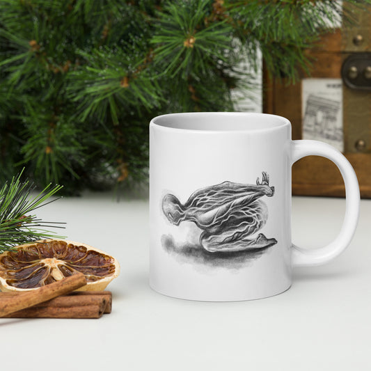 White Glossy Mug | Weight | Winter Collection |