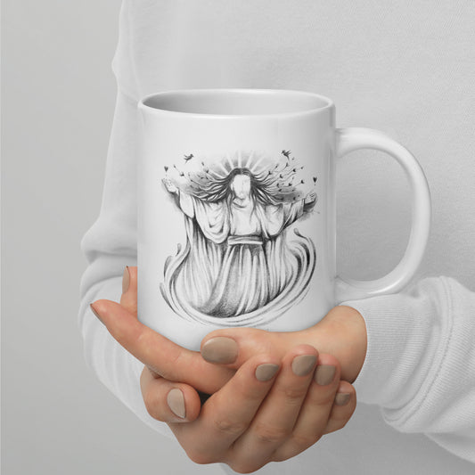 White Glossy Mug | Great | Fall Collection |