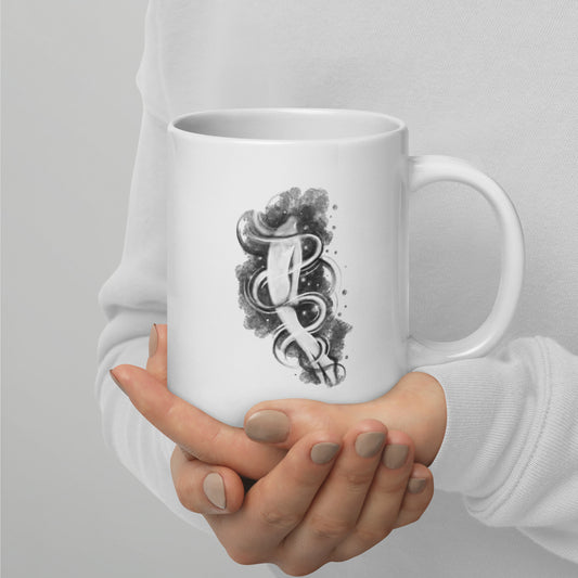 White Glossy Mug | Storm | Winter Collection |