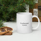 White Glossy Mug I Love |