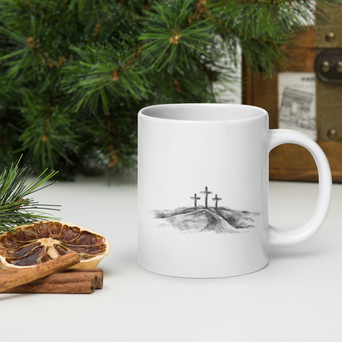 White Glossy Mug | Victory | Spring Collection |