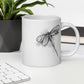 White Glossy Mug | Dragonfly | Summer Collection |