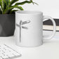 White Glossy Mug | Lost & Found | Winter Collection |