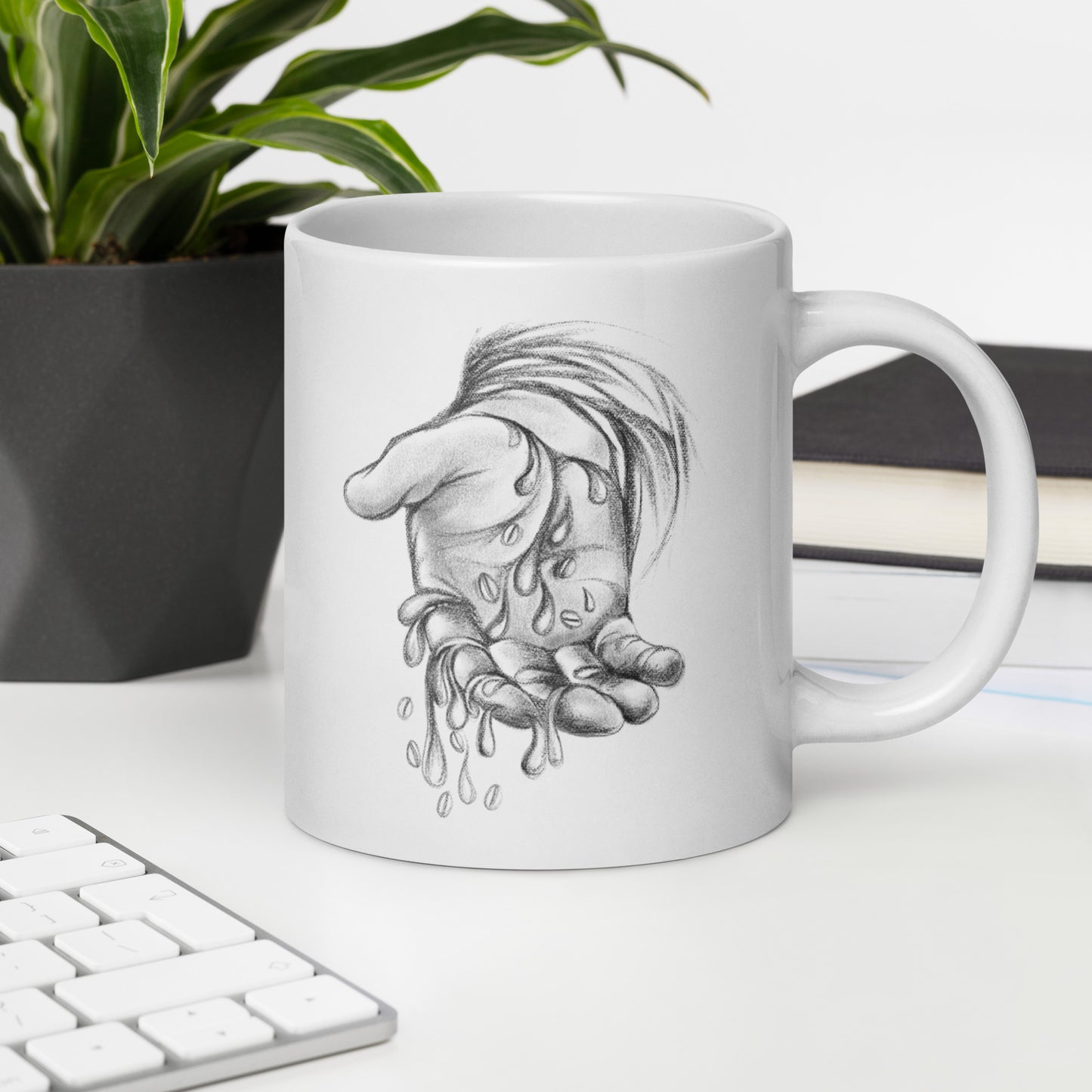White Glossy Mug | EL Sheddai | Summer Collection
