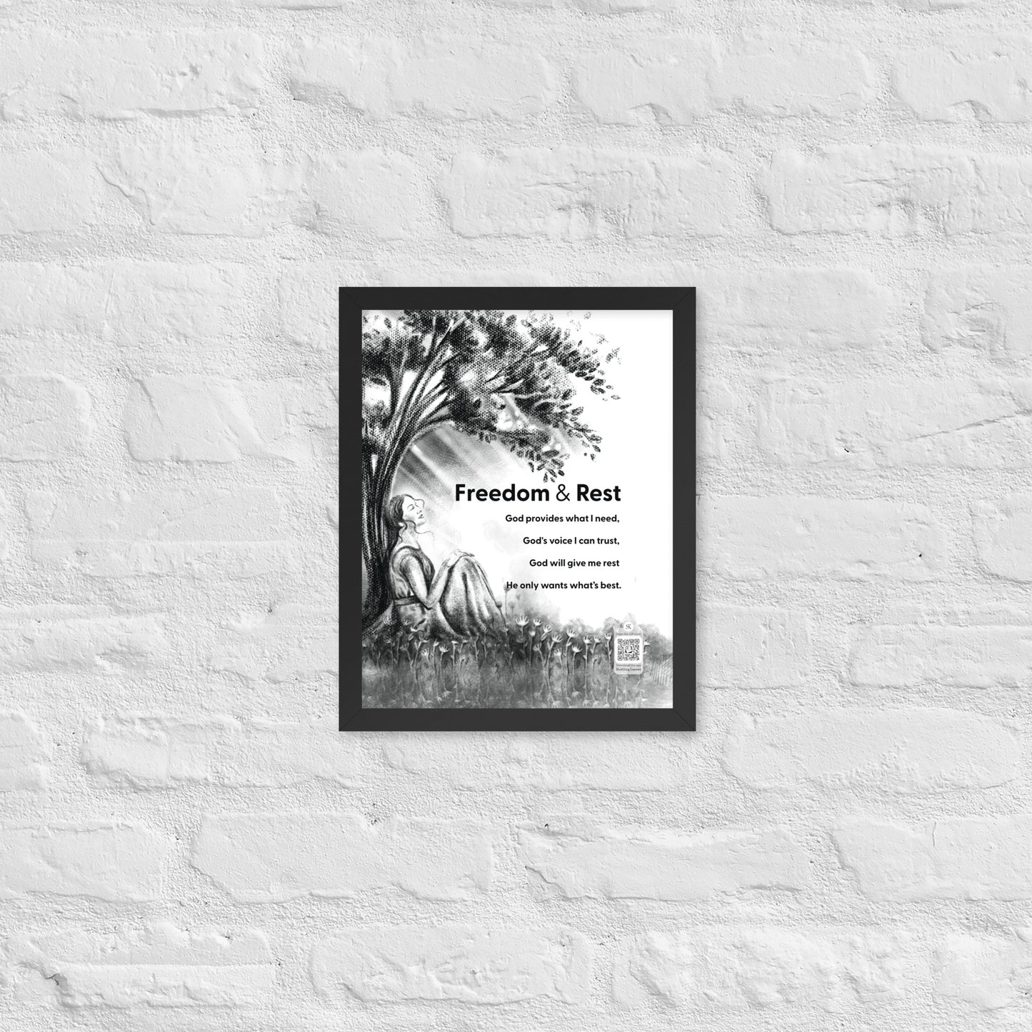 Freedom & Rest (Tree) - Portrait