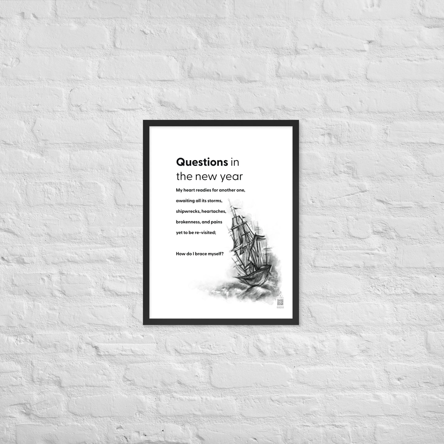 Questions in the New Year - Portrait
