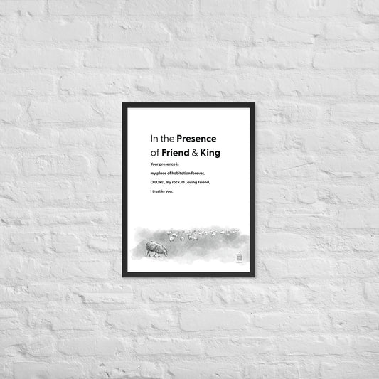 In the Presence of Friend & King (Habitation) - Portrait