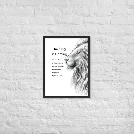 The King is Coming (Lion) - Portrait