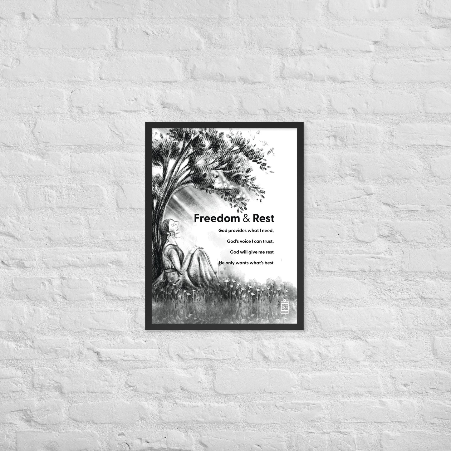Freedom & Rest (Tree) - Portrait