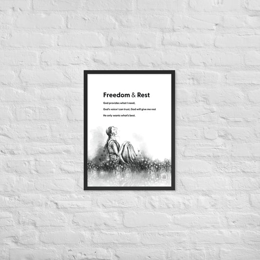 Freedom & Rest (Field) - Portrait